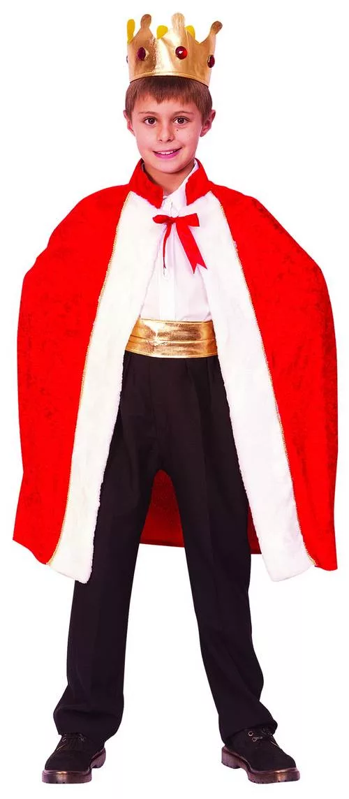 Photo du produit Cape et couronne de roi enfant