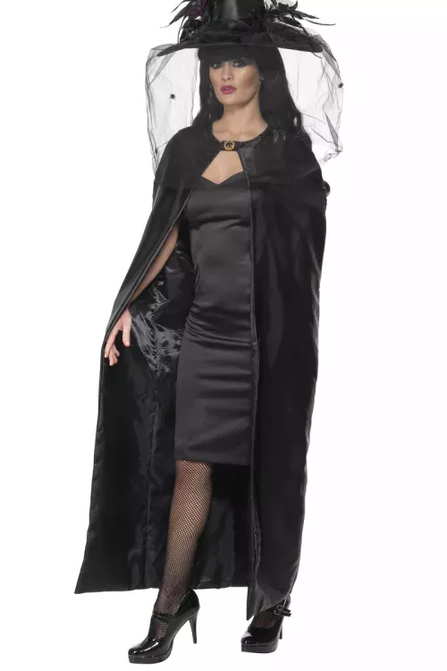 Photo du produit Cape sorcière noire adulte