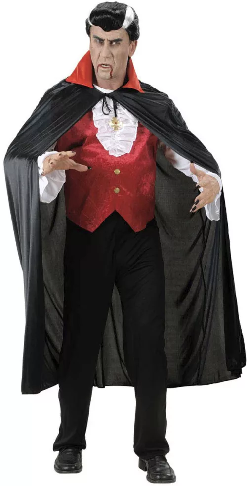 Photo du produit Cape vampire col rouge adulte Halloween