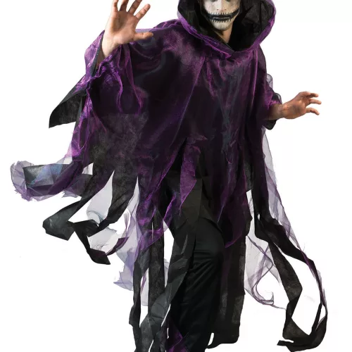 Photo du produit Cape violette et noire adulte Halloween