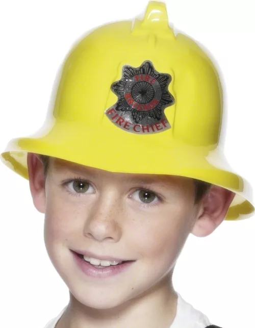 Photo du produit Casque pompier jaune