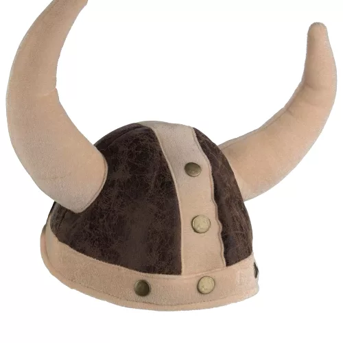 Photo du produit Casque viking souple marron adulte