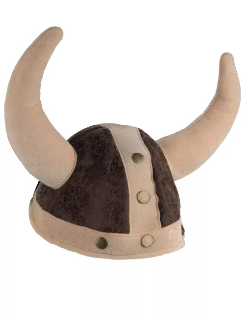 Photo du produit Casque viking souple marron adulte
