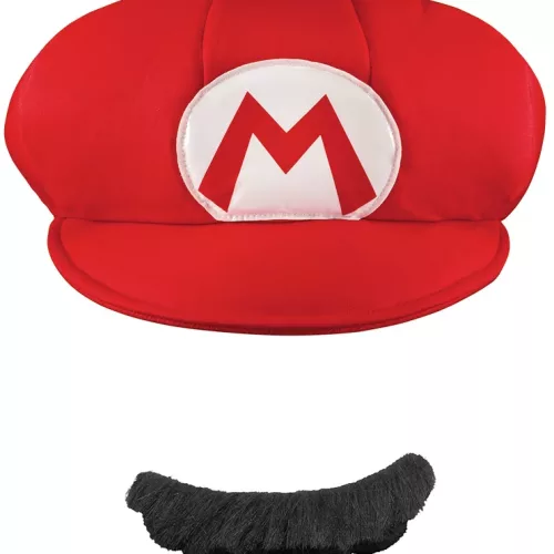 Photo du produit Casquette et Moustache Mario Adulte