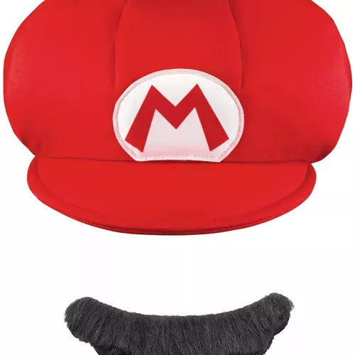 Photo du produit Casquette et Moustache Mario Enfant