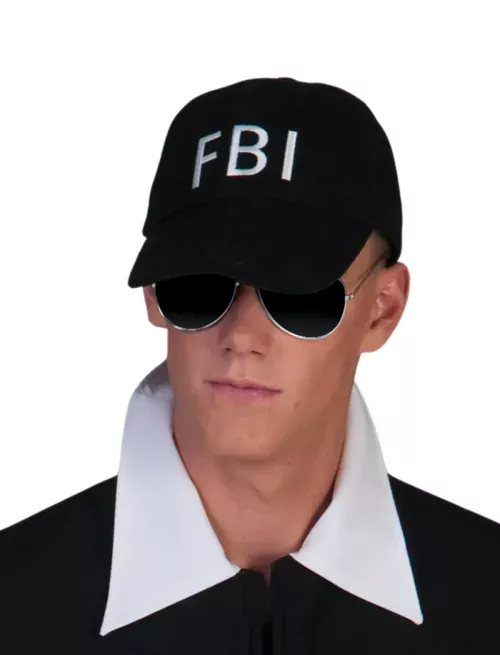 Photo du produit Casquette FBI noire adulte