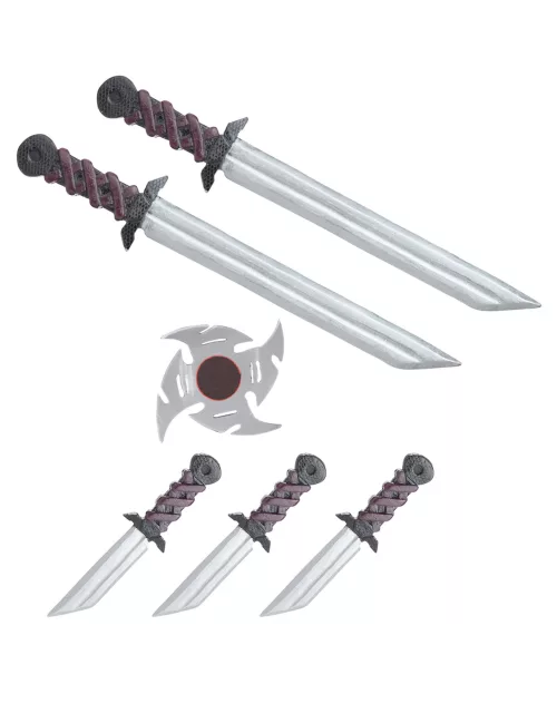 Photo du produit Ceinture d'Armes Ninja en plastique