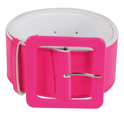 Photo du produit Ceinture large rose fluo adulte