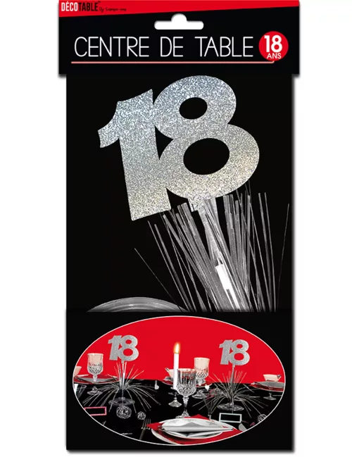 Photo du produit Centre de table 18 ans