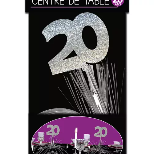 Photo du produit Centre de table 20 ans