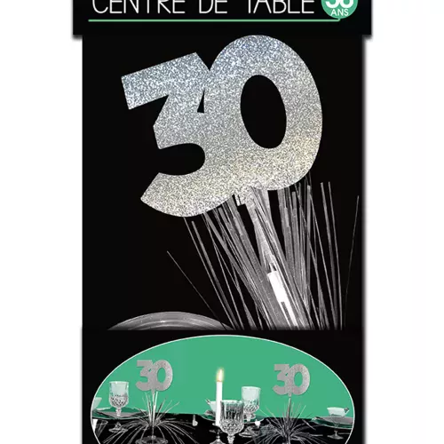 Photo du produit Centre de table 30 ans