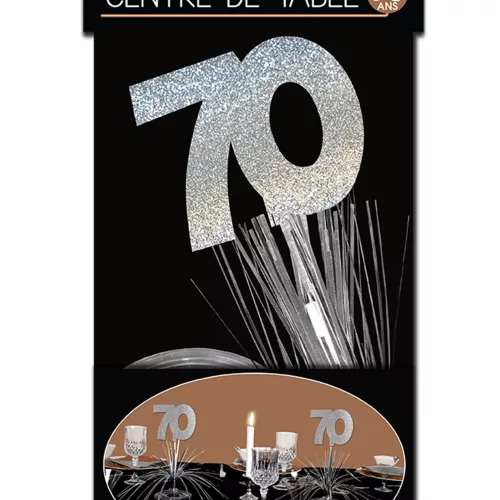 Photo du produit Centre de table 70 ans