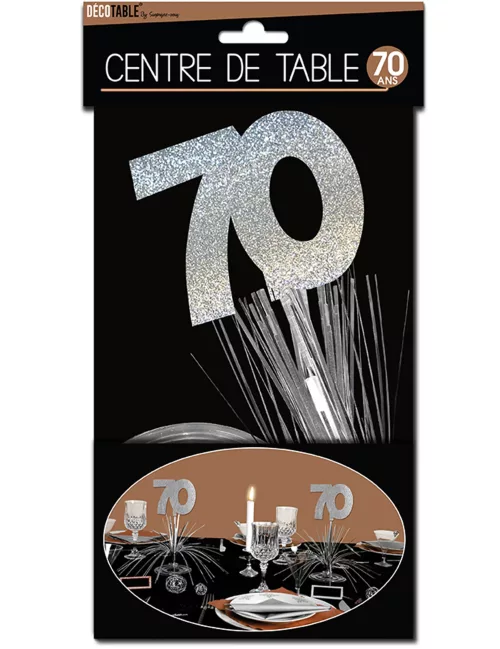 Photo du produit Centre de table 70 ans