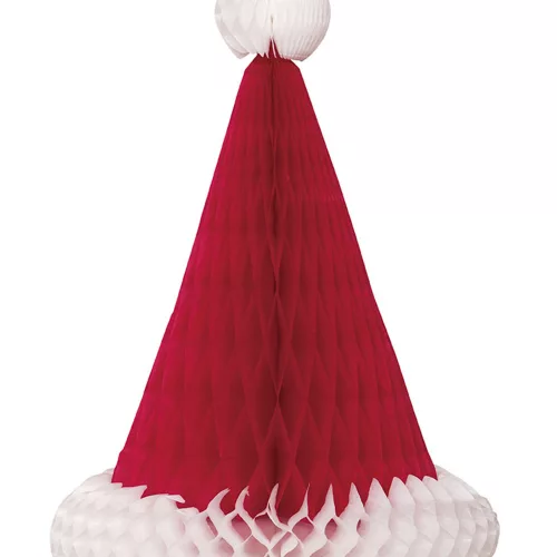 Photo du produit Centre de table Bonnet de Noël 30 cm