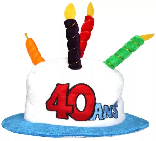 Photo du produit Chapeau Age 40 adulte