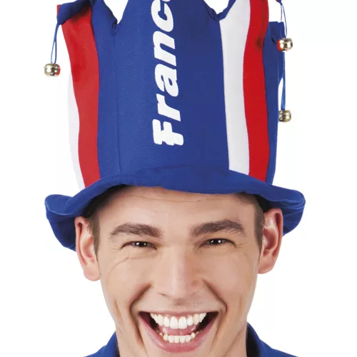 Photo du produit Chapeau avec grelot supporter France adulte