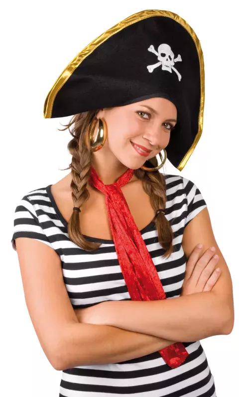 Photo du produit Chapeau chef des pirates adulte