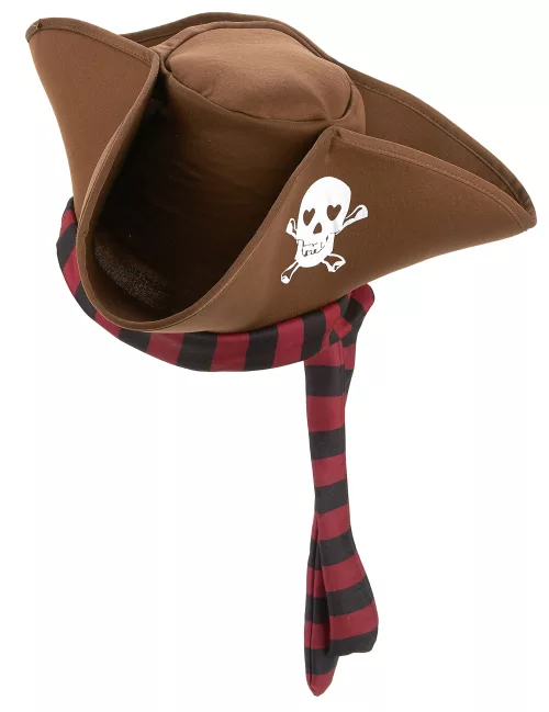 Photo du produit Chapeau de pirate marron adulte