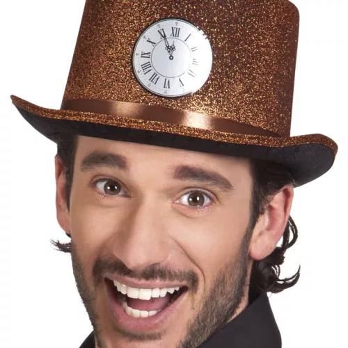 Photo du produit Chapeau haut de forme cuivré adulte