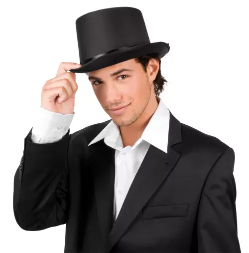 Photo du produit Chapeau haut de forme de gala noir adulte