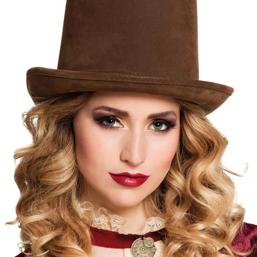 Photo du produit Chapeau haut de forme marron adulte Steampunk