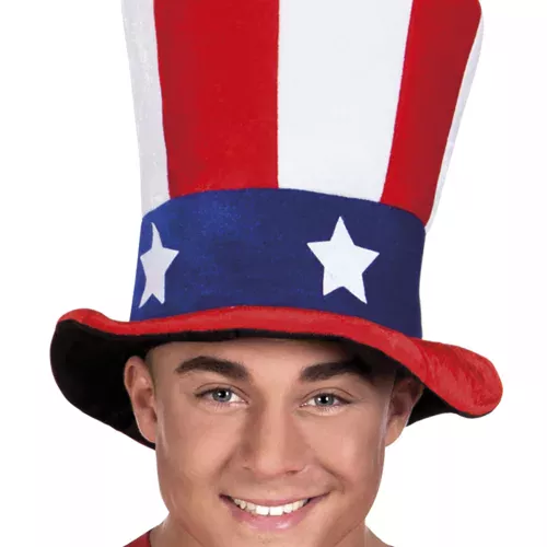 Photo du produit Chapeau haut de forme USA adulte