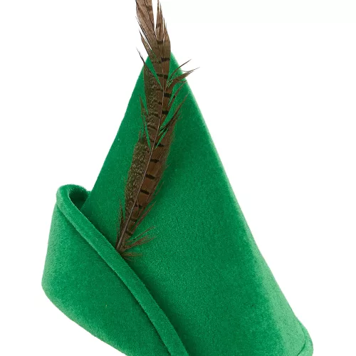 Photo du produit Chapeau homme des bois vert à plume adulte
