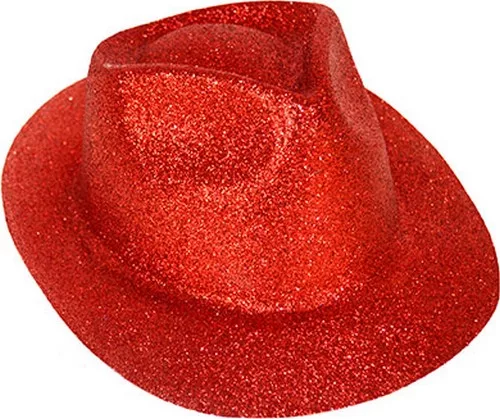 Photo du produit Chapeau pailleté rouge adulte