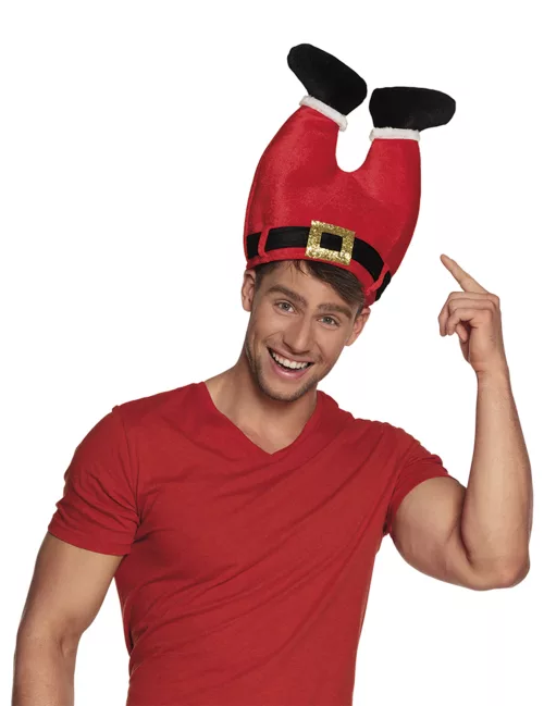 Photo du produit Chapeau pantalon du Père Noël adulte
