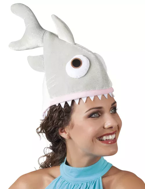 Photo du produit Chapeau petit requin en peluche adulte