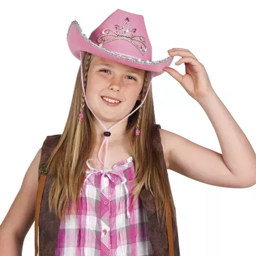 Photo du produit Chapeau cowgirl princesse fille