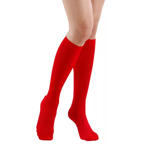 Photo du produit Chaussettes longues rouges 53 cm adulte