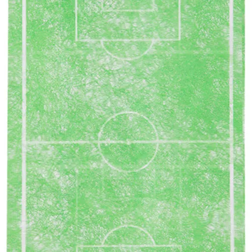 Photo du produit Chemin de table vert motif terrain de foot 5 m
