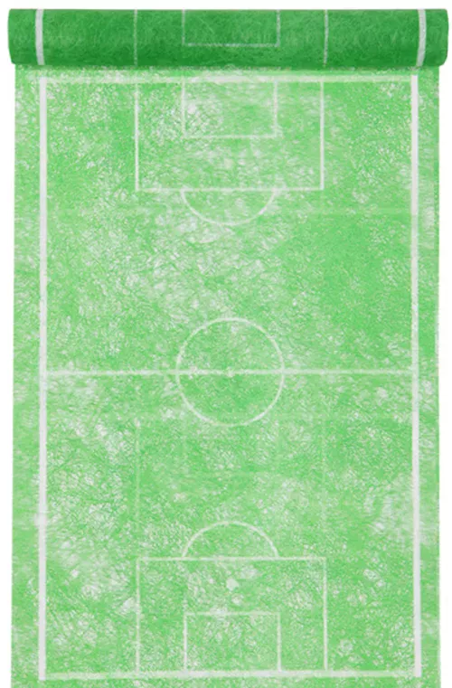 Photo du produit Chemin de table vert motif terrain de foot 5 m