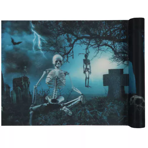 Photo du produit Chemin de table intissé Nuit d'Horreur 5 m