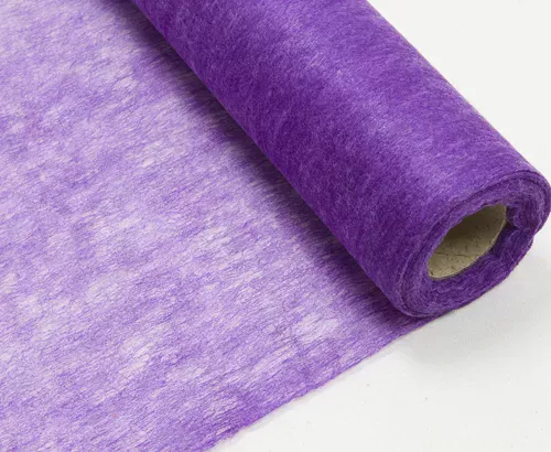 Photo du produit Chemin de table intissé violet 10 m