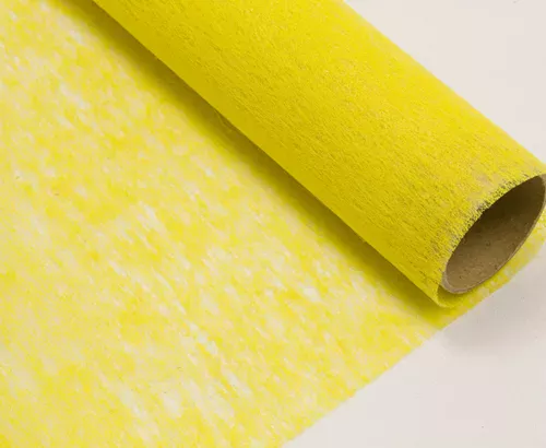 Photo du produit Chemin de table intissé jaune vif 10 m