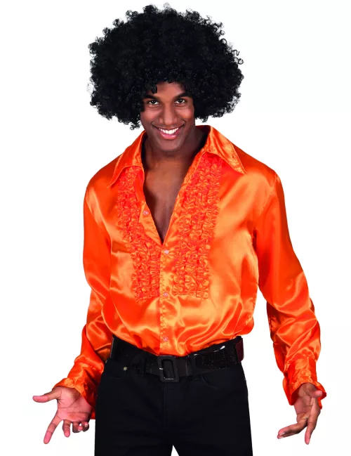 Photo du produit Chemise disco orange homme