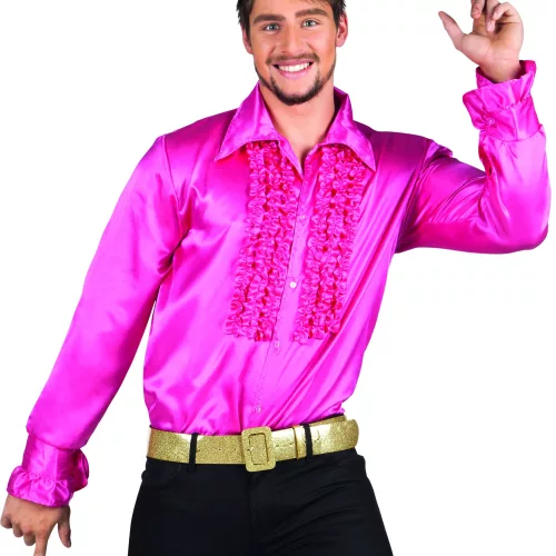 Photo du produit Chemise disco homme rose