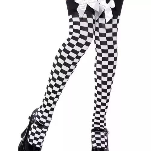 Photo du produit Bas damier avec noeud blanc femme