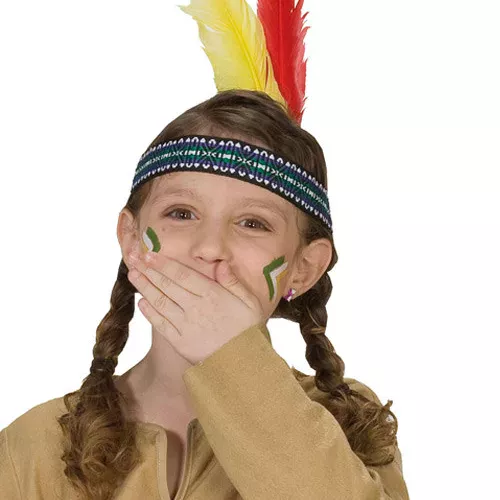Photo du produit Bandeau indien avec plumes enfant