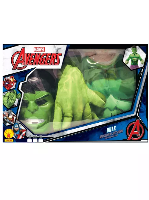 Photo du produit Coffret classique Hulk avec gants géants garçon