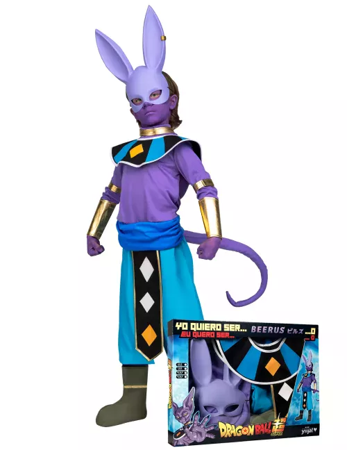 Photo du produit Coffret déguisement avec masque Beerus Dragon Ball enfant