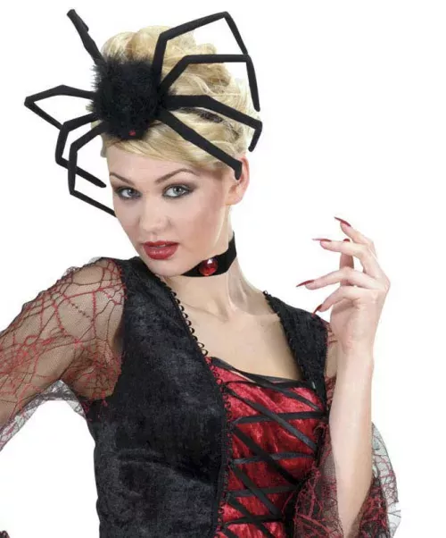Photo du produit Coiffe araignée modelable adulte Halloween