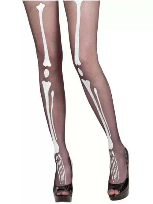 Photo du produit Collant squelette femme Halloween