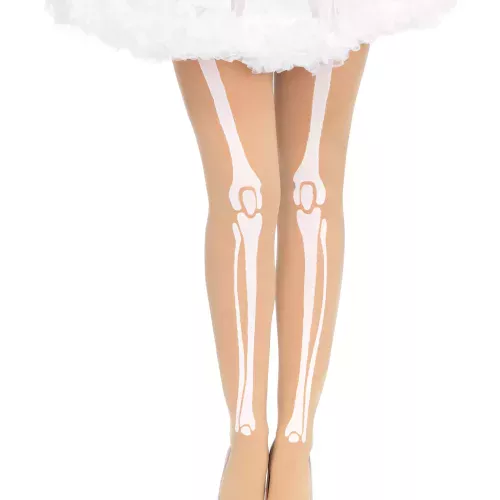 Photo du produit Collants chair squelette femme