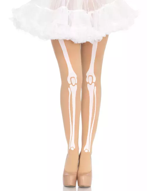 Photo du produit Collants chair squelette femme