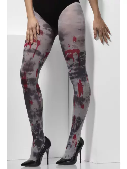 Photo du produit Collants ensanglantés zombie adulte Halloween