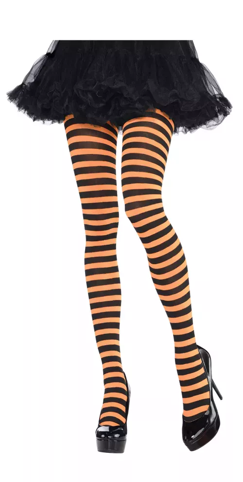 Photo du produit Collants Orange et Noir Adulte