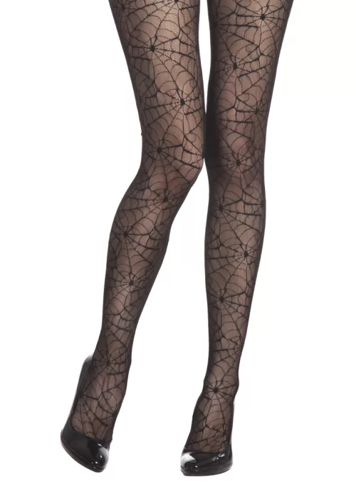 Photo du produit Collants toiles d'araignée femme Halloween